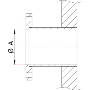 ISO-F Kammerabgänge - Maßbild