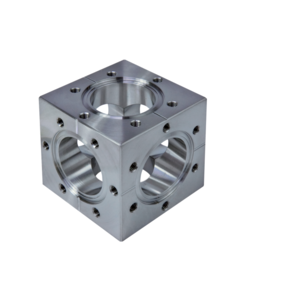 UHV-Würfel, Edelstahl 1.4404/316L