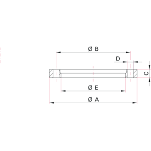 ISO-K Rotatable Bolt Ring - Dimensions