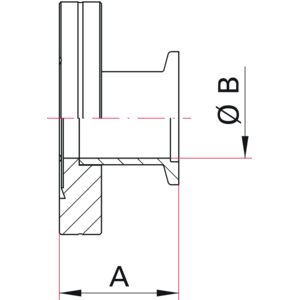 ISO-KF/CF Adapter - Dimensions