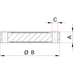 CF Spacer Flange - Dimensions