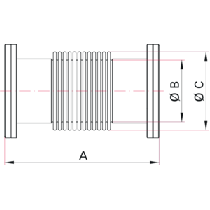 CF Spring Bellows - Dimensions