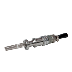 Stromdurchführungen (Drahtleiter), mit Außenstecker, auf Flansch