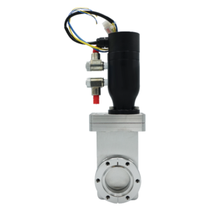 UHV gate valve, DN 40 CF, metric, electro-pneumatic