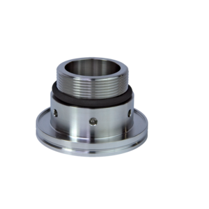 Screw-in flange with seal, stainless steel 1.4301/304
