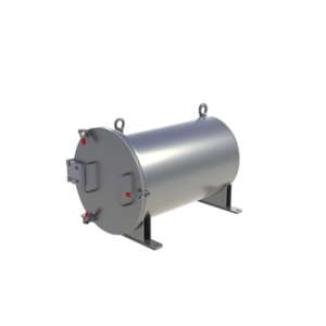 High vacuum chamber, horizontal, KHH