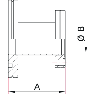 ISO-K/CF Adapter - Dimensions