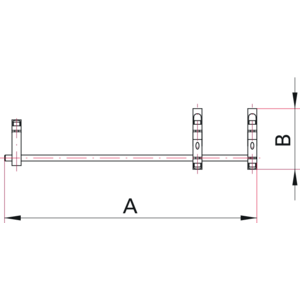 Anti-twist Lock for Rotary/Linear Feedthroughs MDD - Dimensions