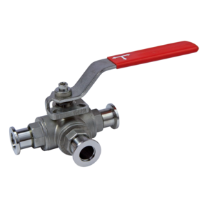 Ball valves, 3-way, manual - Product