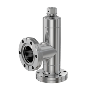 UHV-Eckventil, DN 40 CF, handbetätigt, 304/Cu