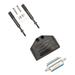 Stecker für Sub-D, Atmosphäre, inkl. 25 Pins, female